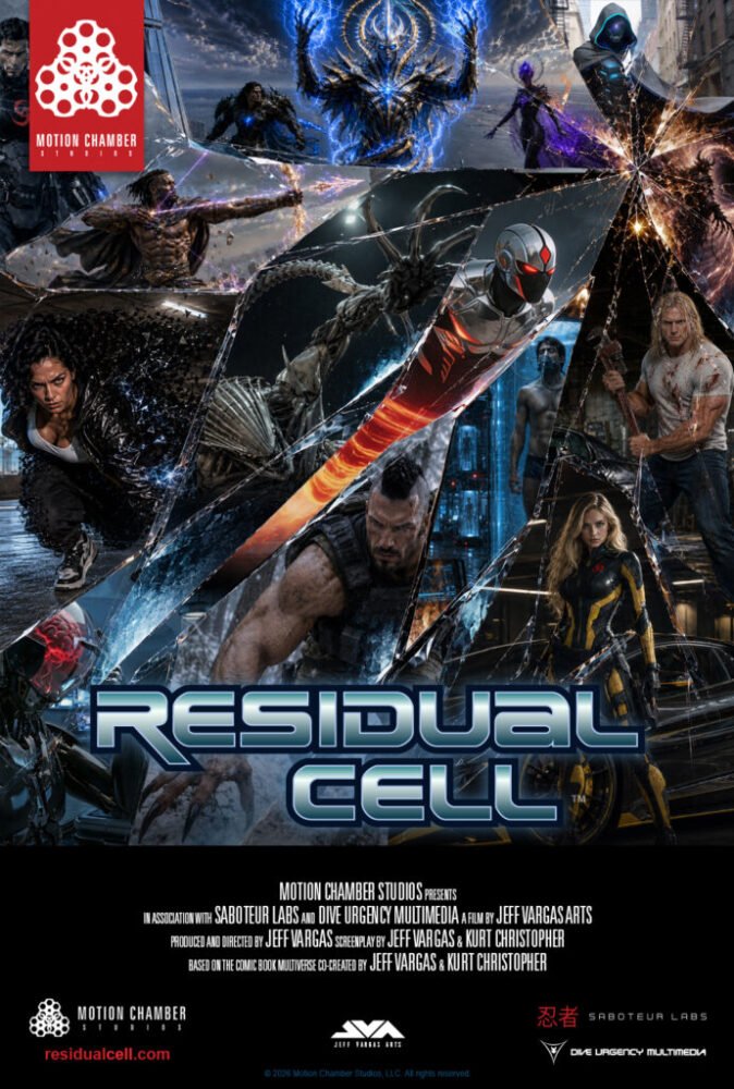 #MotionChamberStudios #SaboteurLabs #ResidualCell #JeffVargasArts #Comics #AIFilm